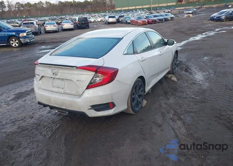 2021 Honda Civic Sport z USA, uszkodzony, nr VIN 2HGFC2F86MH513153